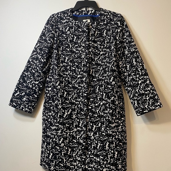 Women’s J Crew Black and White Jacket - Picture 2 of 10